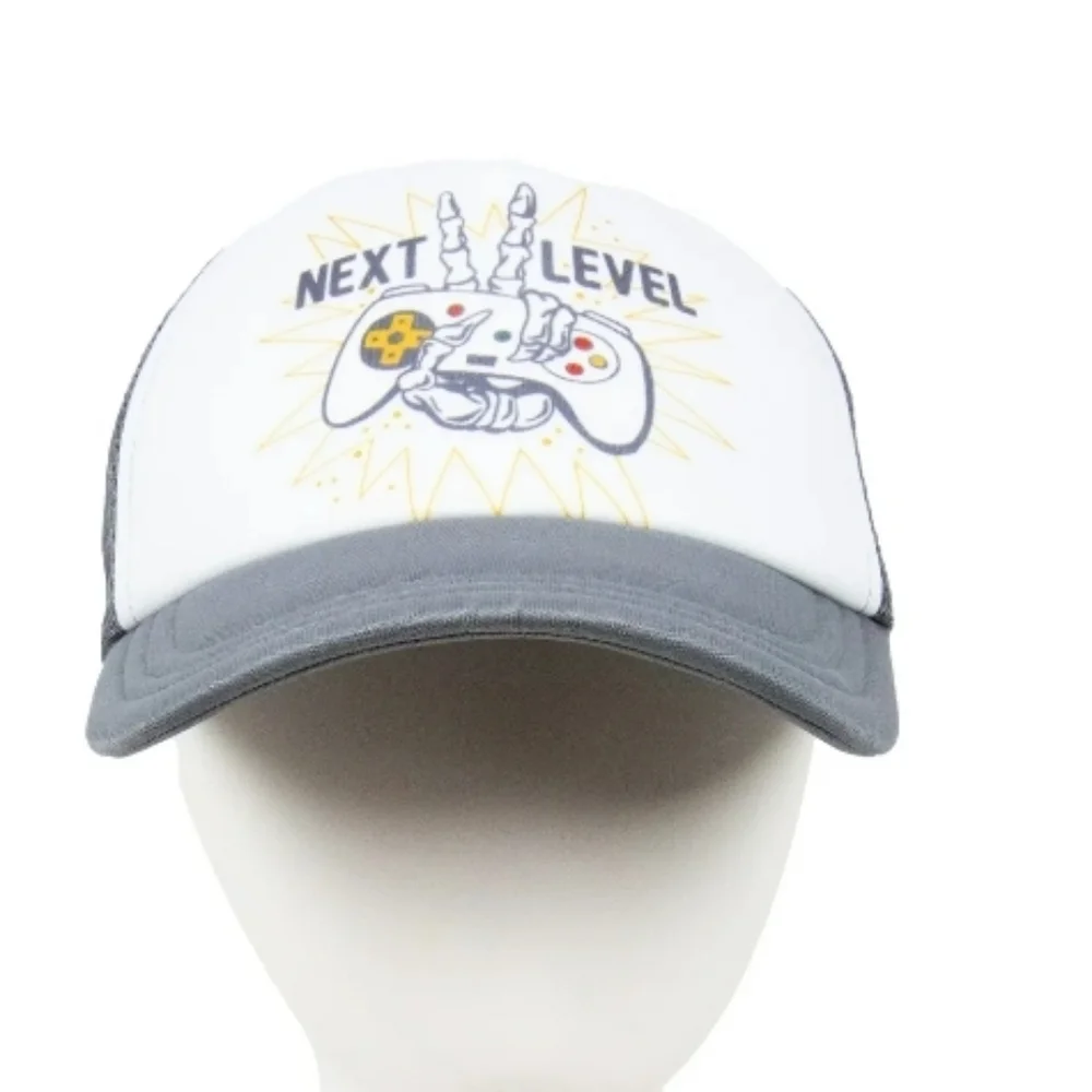 Next Level Gaming Cap - White and Gray